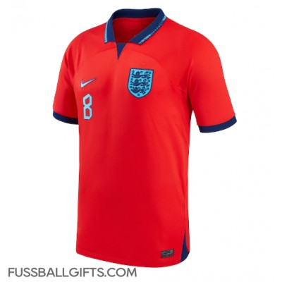 England Jordan Henderson #8 Fußballbekleidung Auswärtstrikot WM 2022 Kurzarm